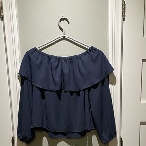Wilfred Navy Blouse